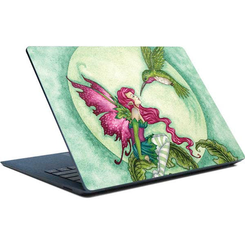 Amy Brown Flirting Fairy and Hummingbird Surface Laptop Skin